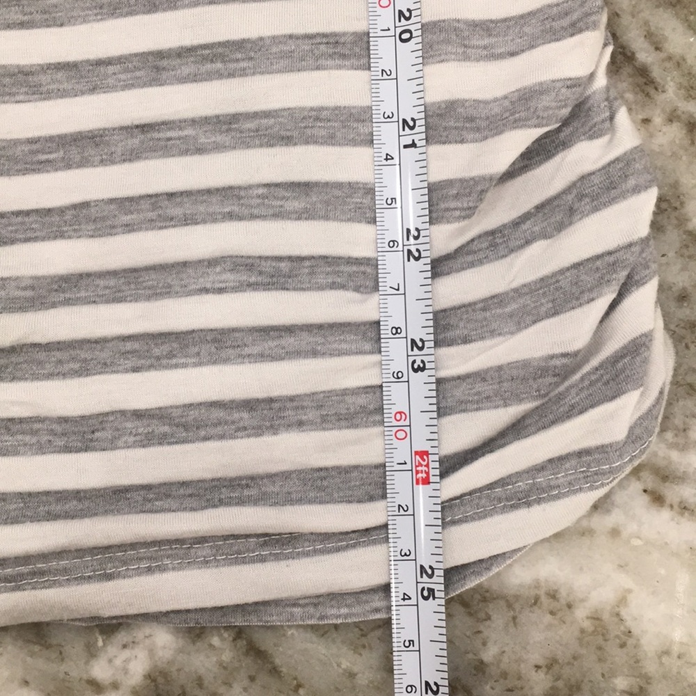 One Shoulder Stripe Fitted Top - Picture 7 of 8